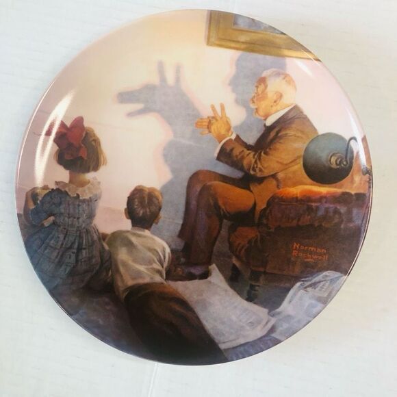 Norman Rockwell Other - Norman Rockwell THE SHADOW ARTIST Collectors Plate Heritage Collection 13642H